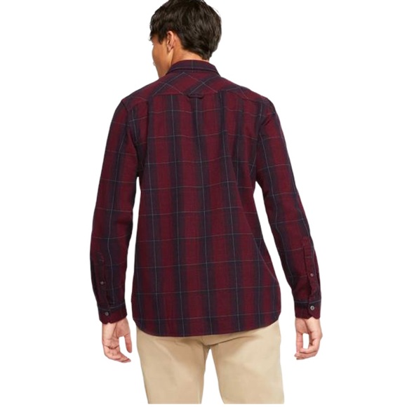 HURLEY Hendricks Flannel Red Large & XL Warm New - Picture 2 of 9